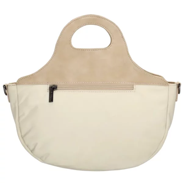 Zebra Trends selene handtas crème middel - Afbeelding 2