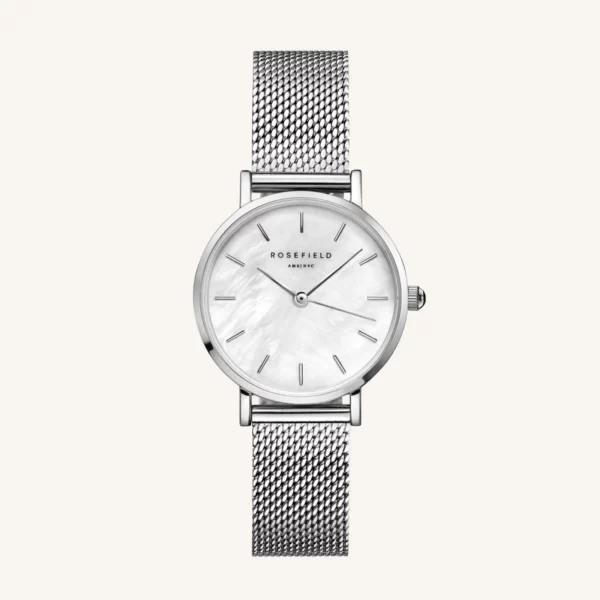 Rosefield Small Edit Silver 26mm