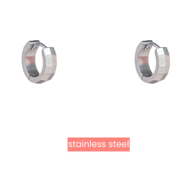 Go Dutch Label Earring Double Facet Creole