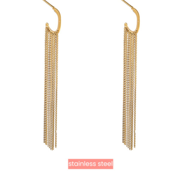 Go Dutch Label Earring Waterfall Stud