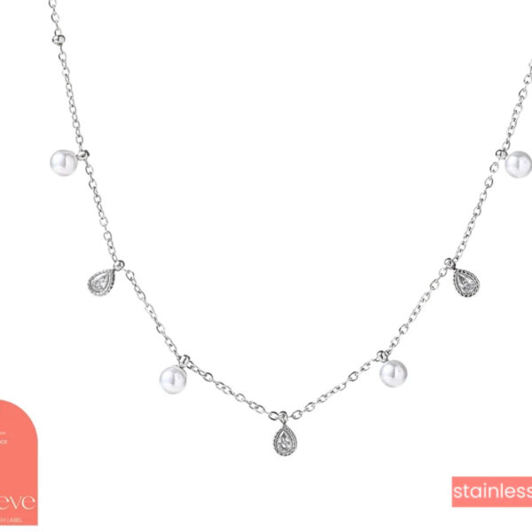 Go Dutch Label Necklace Pearls Drops