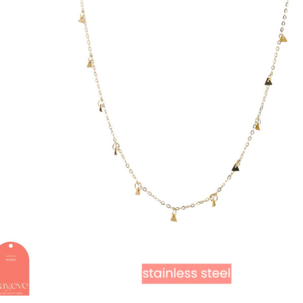 Go Dutch Label Necklace Tiny Triangle