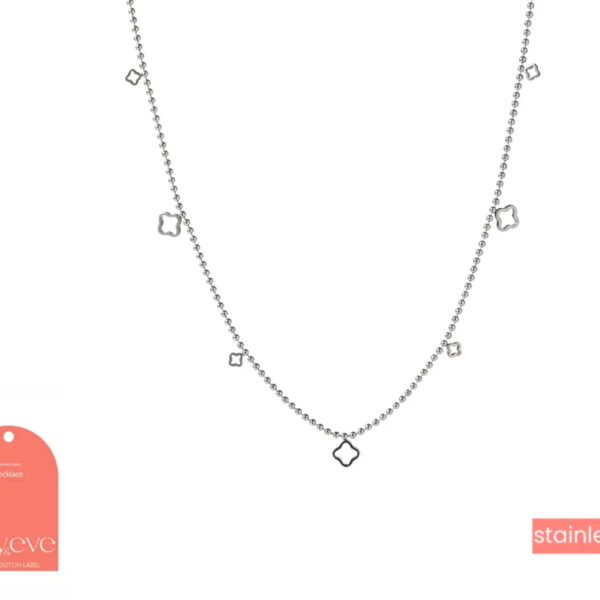 Go Dutch Label Necklace Tiny Clover