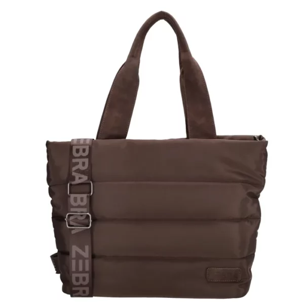 Zebra Trends Elske puffy handtas Donker bruin