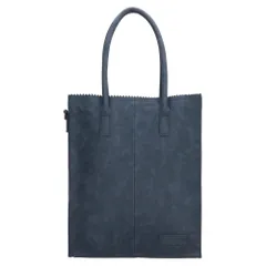 Zebra Trends Rosa Shopper Jeansblue