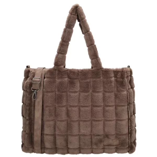 Zebra Trends Milou Shopper Donkertaupe