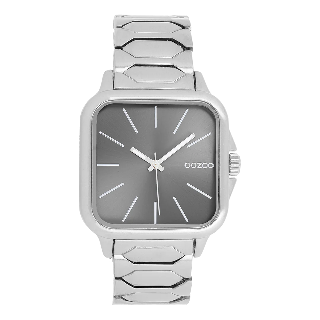 OOZOO Zilverkleurig Herenhorloge C11602