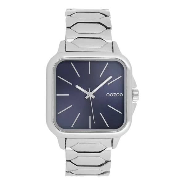 OOZOO Zilverkleurig Herenhorloge C11601