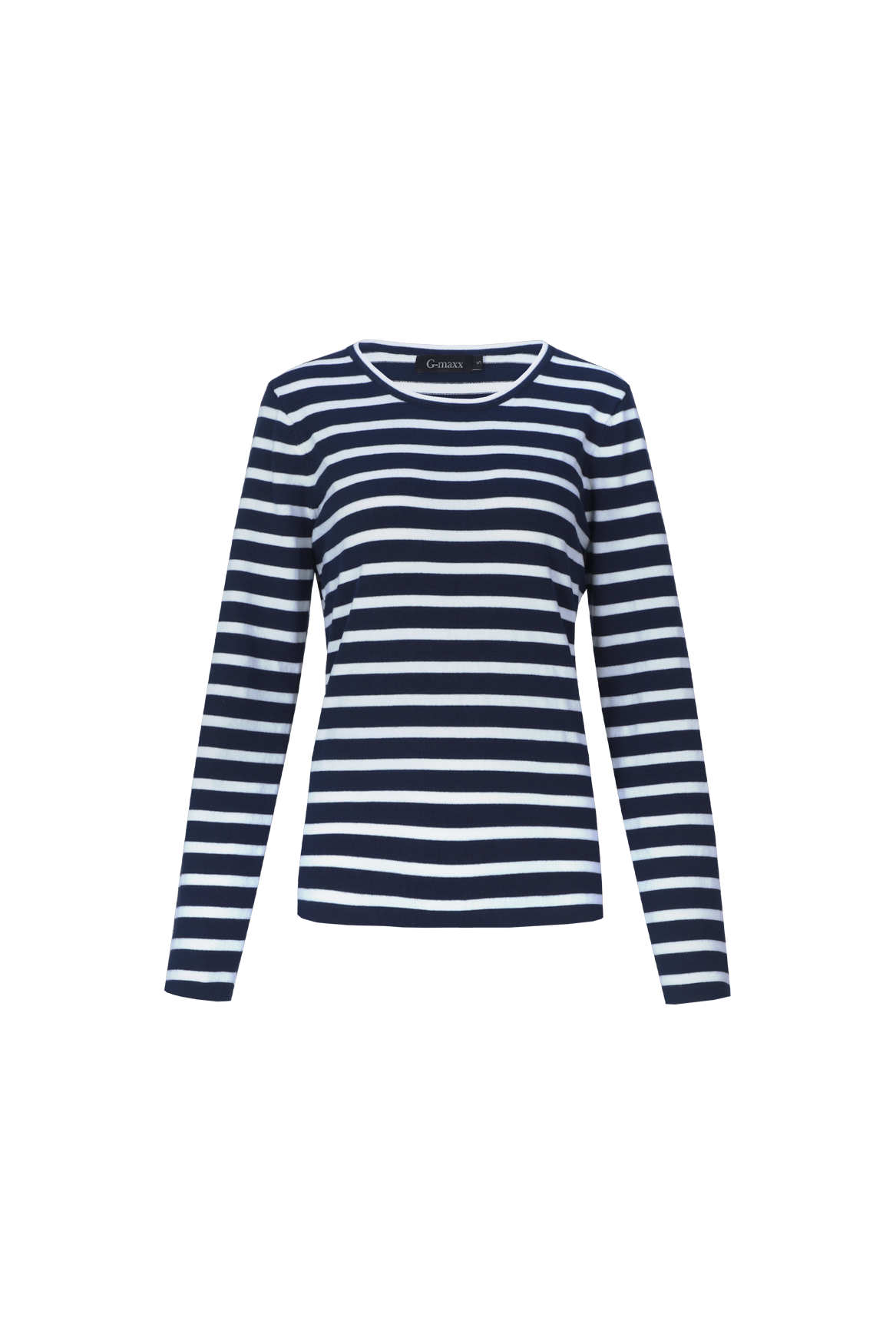 G-Maxx Alianne Top Dark Sapphire/Wool White